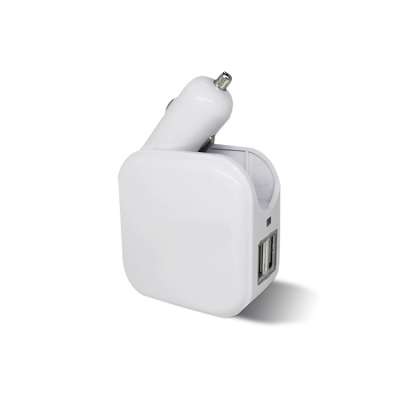 mobile phone use 2 in 1 home and car charger with usb adapter